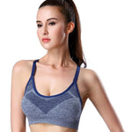 1PC Women Sport Bra Running Gym Yoga Fitness Padded Tank Tops Stretch Workout #28