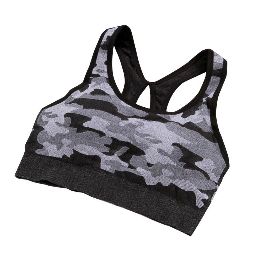 Drop shipping 2017 Stretch Workout Tank Tops Sports Bra Breathable Fitness Push Up Yoga Bras With Padding The gym bra #EW